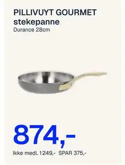 Jernia PILLIVUYT GOURMET stekepanne tilbud