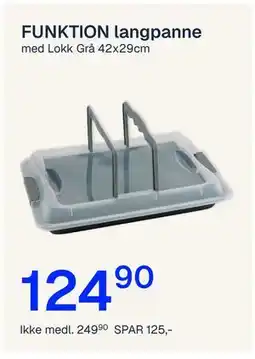 Jernia FUNKTION langpanne tilbud