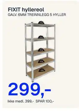 Jernia FIXIT hyllereo l tilbud