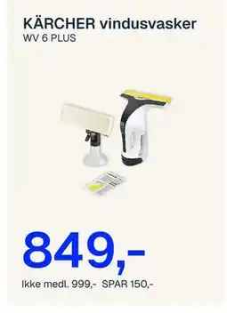 Jernia KÄRCHER vindusvasker tilbud