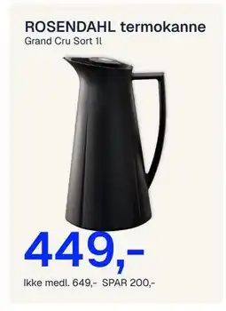 Jernia ROSENDAHL termokanne tilbud