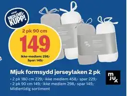 Coop Obs Mjuk formsydd jerseylaken 2 pk, Medlemspris tilbud