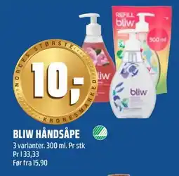 Coop Obs BLIW HÅNDSÅPE tilbud