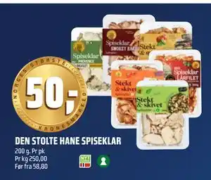 Coop Obs DEN STOLTE HANE SPISEKLAR tilbud