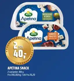 Coop Obs APETINA SNACK tilbud