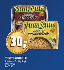 Coop Obs YUM YUM NUDLER tilbud