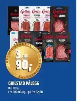 Coop Obs GRILSTAD PÅLEGG tilbud
