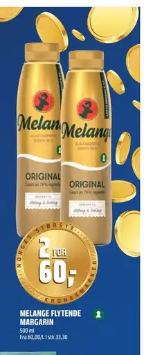 Coop Obs MELANGE FLYTENDE MARGARIN tilbud
