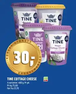 Coop Obs TINE COTTAGE CHEESE tilbud