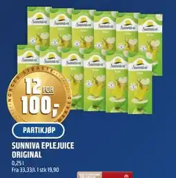 Coop Obs SUNNIVA EPLEJUICE ORIGINAL tilbud