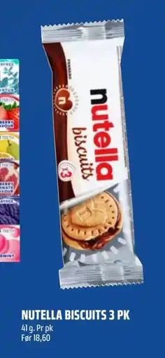 Coop Obs NUTELLA BISCUITS 3 PK tilbud