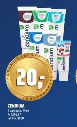 Coop Obs ZENDIUM tilbud