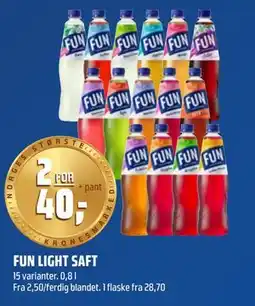 Coop Obs FUN LIGHT SAFT tilbud