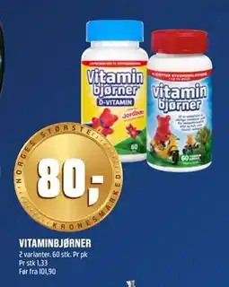 Coop Obs VITAMINBJØRNER tilbud