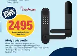 Coop Obs Nimly Code dørlås tilbud