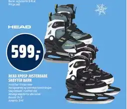 Coop Obs HEAD XPDSP JUSTERBARE SKØYTER BARN tilbud
