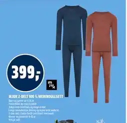 Coop Obs MJUK 2-DELT 100 % MERINOULLSETT tilbud