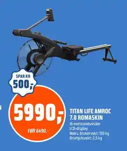 Coop Obs TITAN LIFE AMROC 7.0 ROMASKIN tilbud