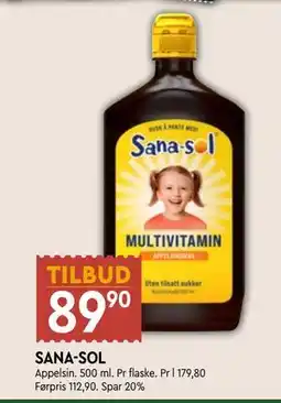 Coop Mega SANA-SOL tilbud