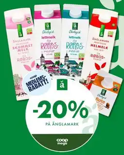 Coop Mega 20% på Ånglamark tilbud