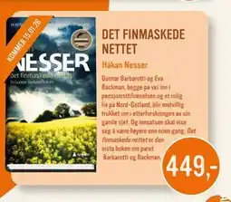 Ark Bokhandel DET FINMASKEDE NETTET tilbud