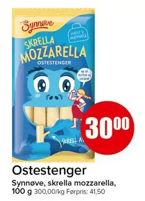 Spar Ostestenger tilbud