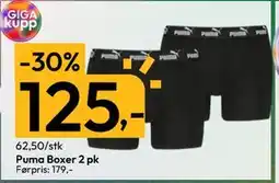 Gigaboks Puma Boxer 2 pk tilbud