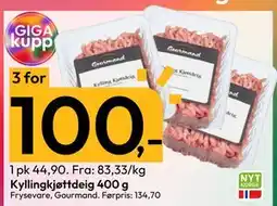 Gigaboks Kyllingkjøttdeig 400 g tilbud
