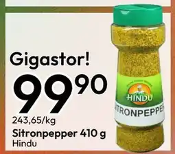 Gigaboks Sitronpepper 410 g tilbud
