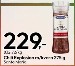 Gigaboks Chili Explosion m/kvern 275 g tilbud
