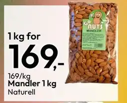 Gigaboks Mandler 1 kg tilbud