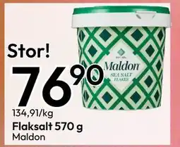 Gigaboks Flaksalt 570 g tilbud