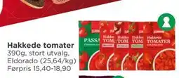 Meny Hakkede tomater tilbud