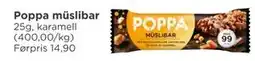 Meny Poppa müslibar tilbud