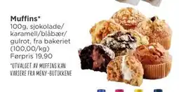 Meny Muffins tilbud