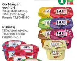 Meny Go Morgen yoghurt tilbud