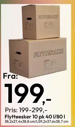 Gigaboks Flytteesker 10 pk 40 l/80 l tilbud