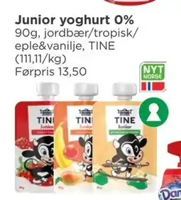 Meny Junior yoghurt 0% tilbud