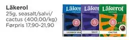 Meny Läkerol tilbud