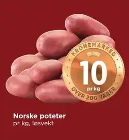 Meny Norske poteter tilbud