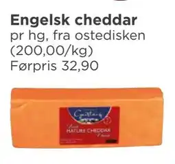 Meny Engelsk cheddar tilbud