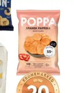 Meny Poppa chips tilbud