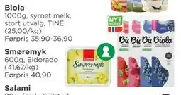 Meny Biola tilbud
