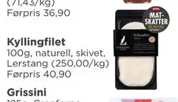 Meny Kyllingfilet tilbud