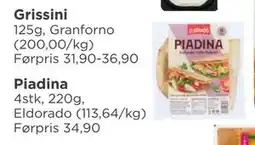 Meny Piadina tilbud
