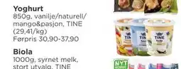 Meny Yoghurt tilbud