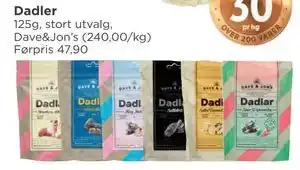 Meny Dadler tilbud