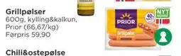 Meny Grillpølser tilbud