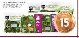 Meny Grønn & Frisk salater tilbud