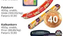 Meny Kalkunkorv tilbud